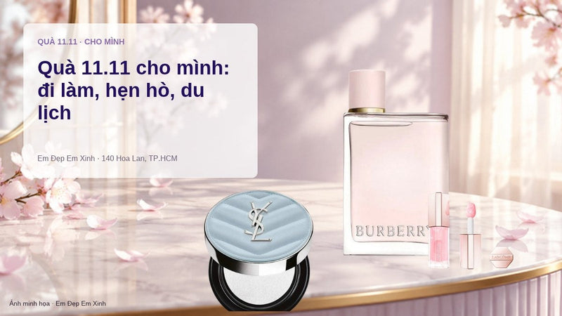 Quà 11.11 cho chính mình: gợi ý đi làm, hẹn hò, du lịch
