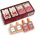 Set quà Gucci gồm 2 chai Bloom EDP 5ml và 2 chai Flora Gorgeous Gardenia EDP 5ml cùng hộp đỏ