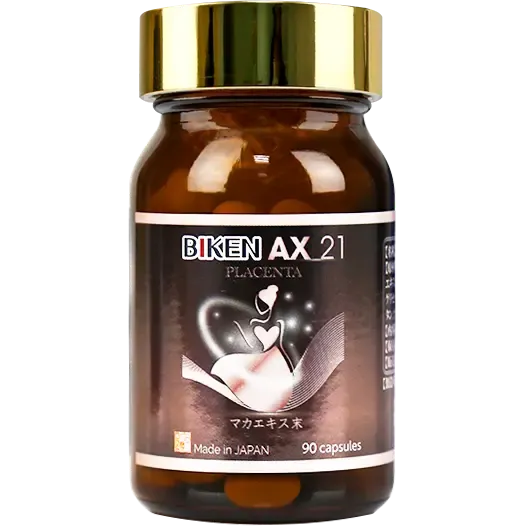 Viên Uống Nội Tiết Tố Nữ Biken AX 21 Nhật Bản (Hộp 90 Viên) – Hỗ Trợ Cân Bằng Nội Tiết & Trẻ Hóa Làn Da
