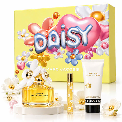 Set quà 20/10 Marc Jacobs Daisy nước hoa 100ml + mini 10ml & dưỡng thể 75ml