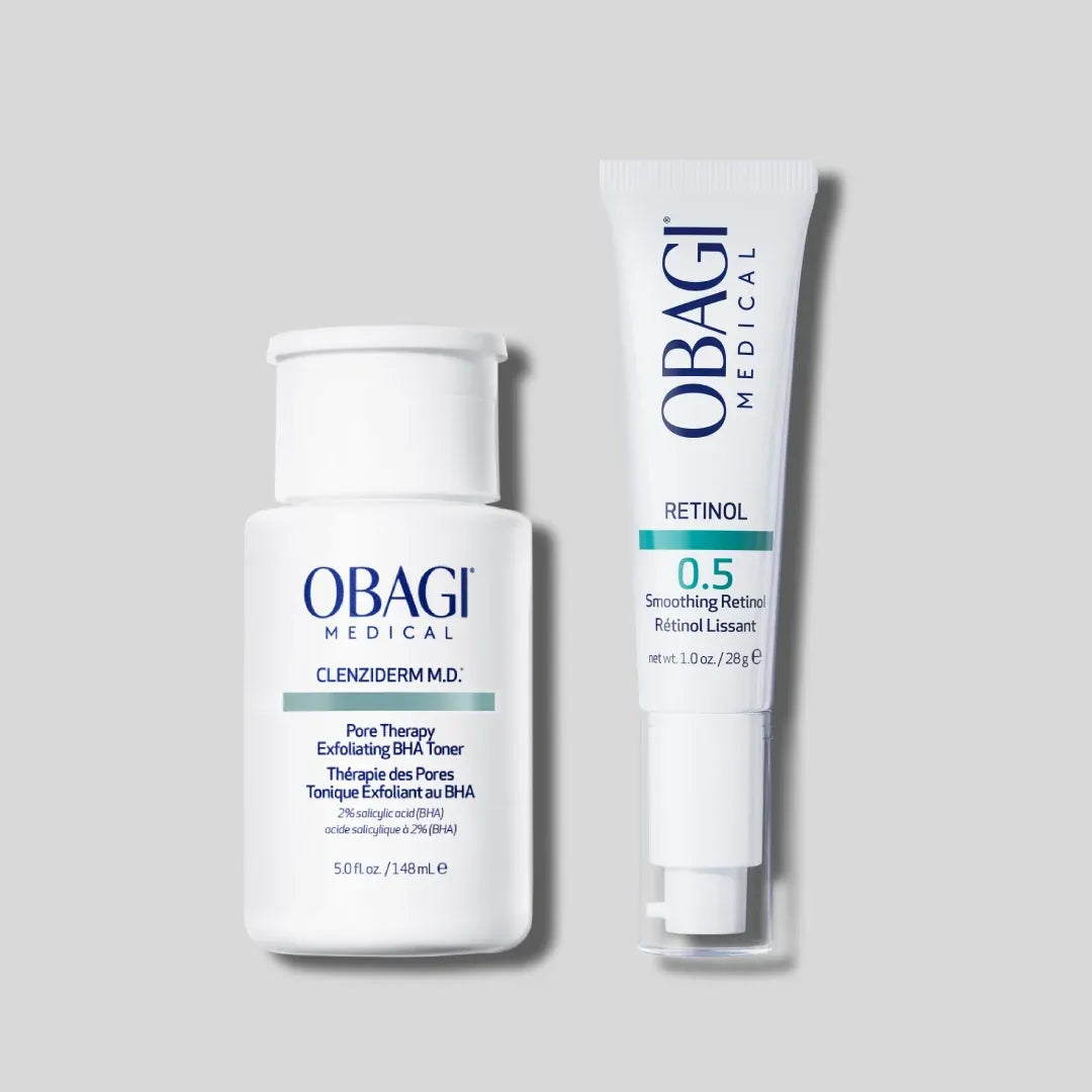 Bộ Đôi BHA Toner & Retinol 0.5 Obagi | Tẩy Tế Bào Chết & Tái Tạo Da
