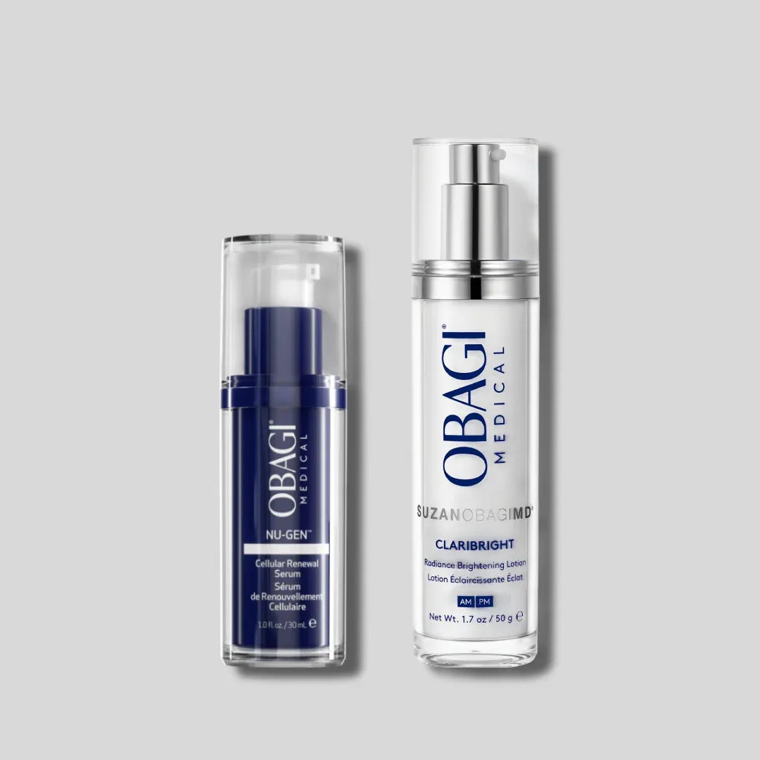 Bộ Đôi Làm Sáng & Mờ Thâm Nám Obagi Nu-Gen Serum & SOMD Claribright Lotion