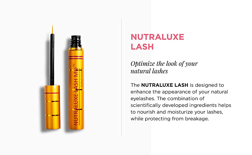 Serum dưỡng mi NutraLuxe Lash MD dạng bút kẻ, cận đầu cọ