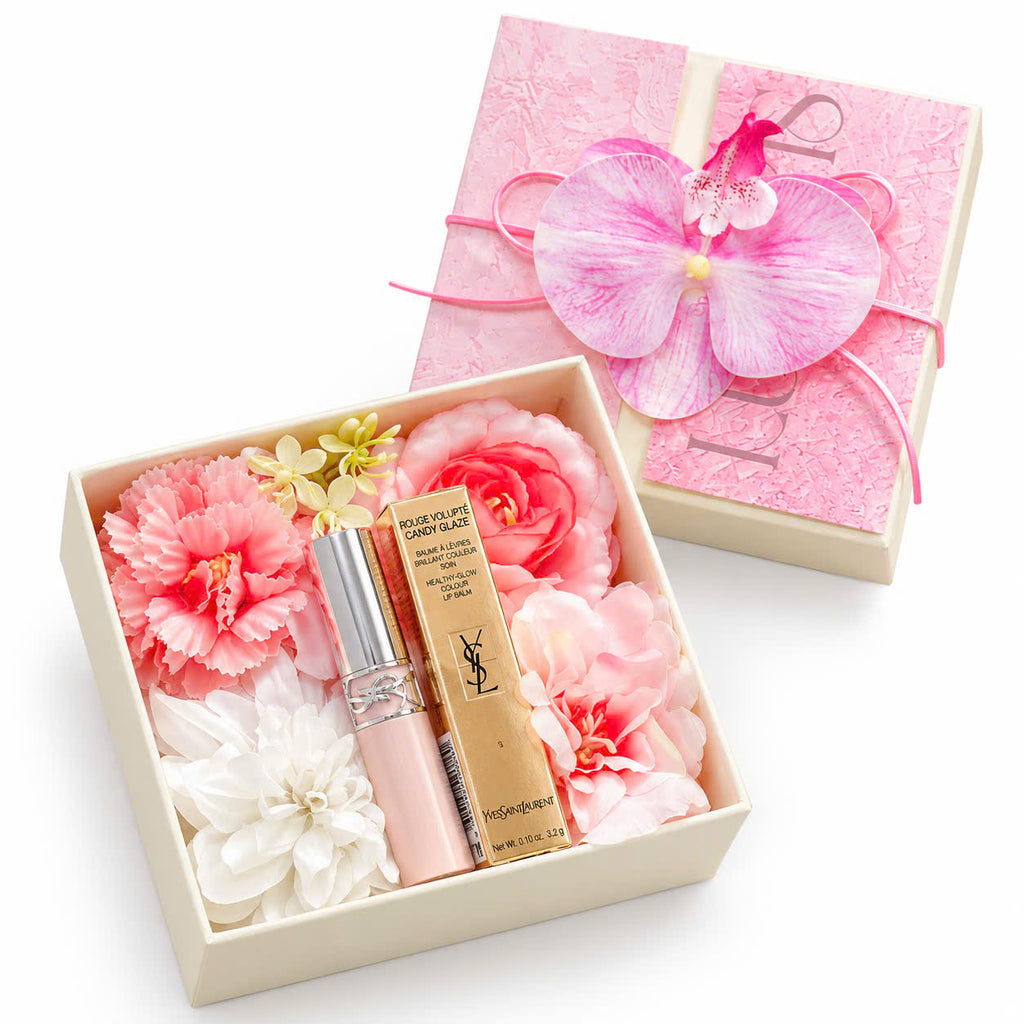 Hộp quà son YSL Candy Glaze 03 phối hồng kem cho ngày 20/10
