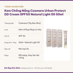 Thông tin sản phẩm kem chống nắng Casmara DD Cream SPF50 Natural Light 00