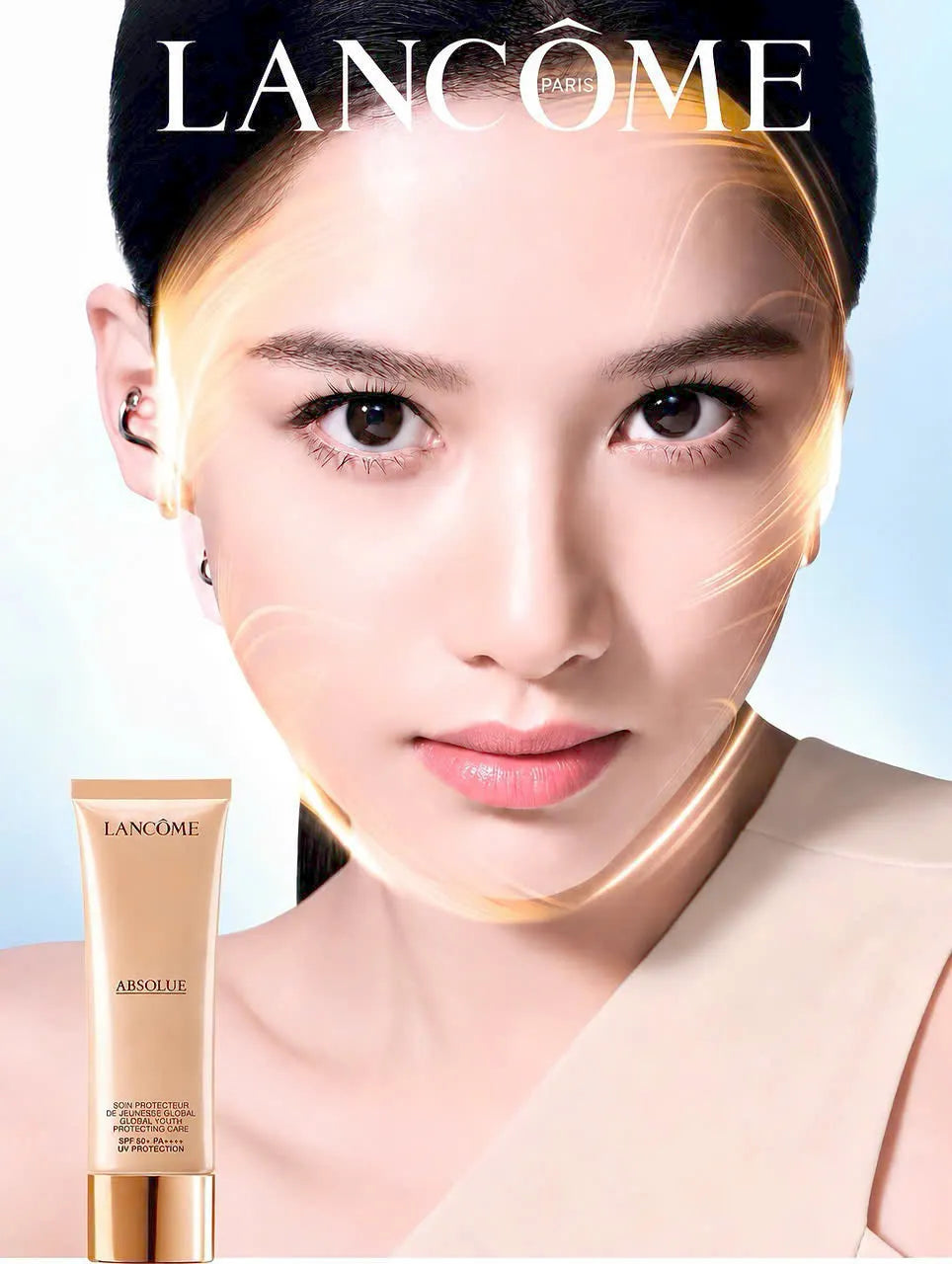 Kem Chống Nắng Tái Tạo & Trẻ Hóa Da Cao Cấp Lancôme Absolue Precious Cells Global Youth Protecting Cream SPF50/PA++++ 50ml (Pháp)