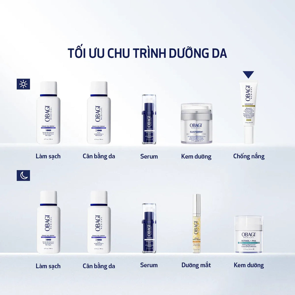 Kem Chống Nắng 100% Khoáng Chất Phổ Rộng Giúp Củng Cố Hàng Rào Bảo Vệ Da Obagi Medical Sunshield™ SPF40