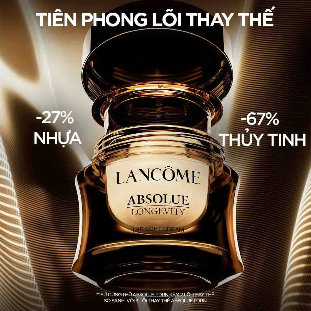 Kem Dưỡng Hỗ Trợ Tái Tạo & Trẻ Hóa Da Cao Cấp Lancôme Absolue Longevity The Soft Cream 60ml (Pháp)