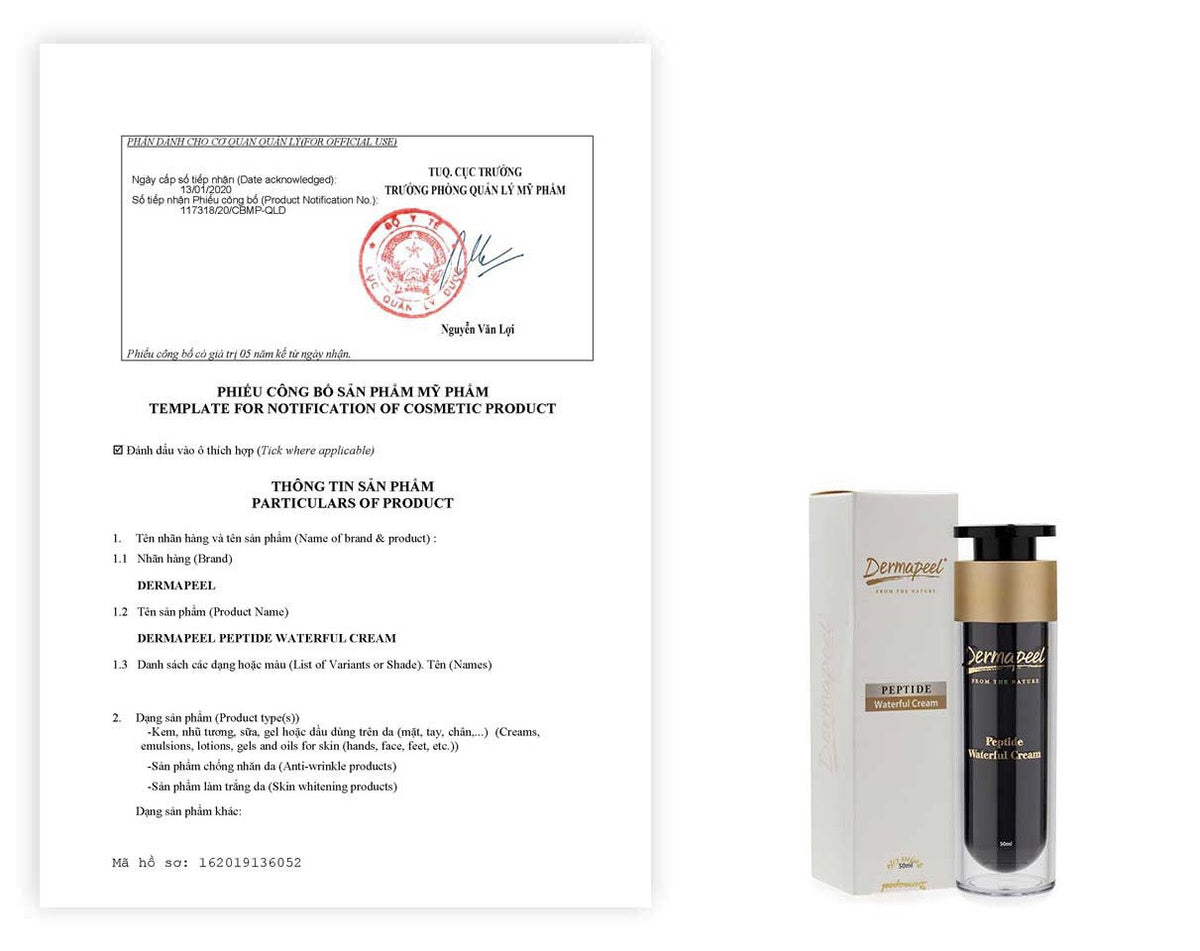 Kem dưỡng Dermapeel Peptide Waterful Cream 50ml – ảnh 2