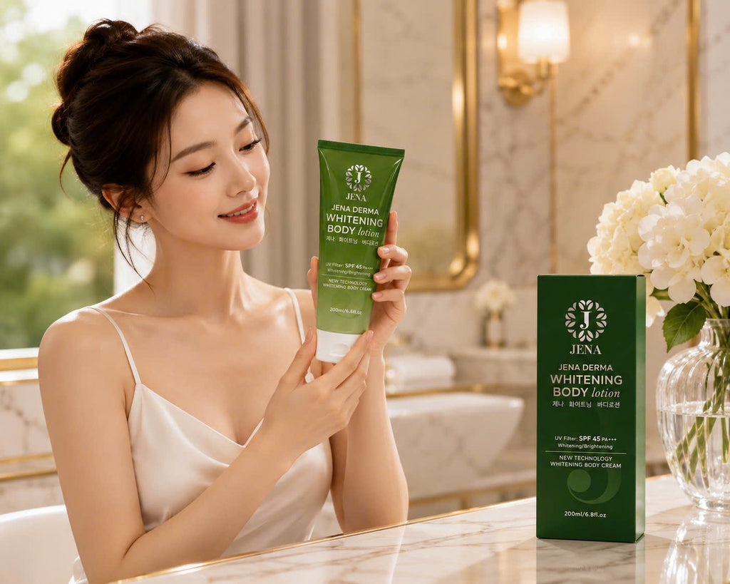 Kem Dưỡng Trắng Bật Tông Jena 200ml – Jena Whitening Body Lotion