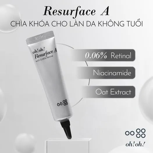 Kem Dưỡng Trẻ Hóa & Làm Mịn Da oh!oh! Resurface A (20g)