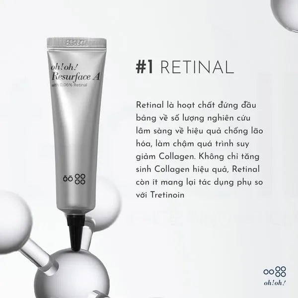 Kem Dưỡng Trẻ Hóa & Làm Mịn Da oh!oh! Resurface A (20g)