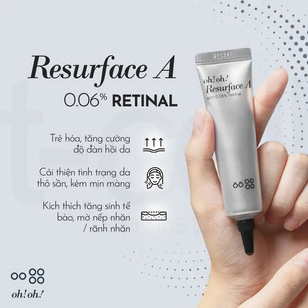Kem Dưỡng Trẻ Hóa & Làm Mịn Da oh!oh! Resurface A (20g)