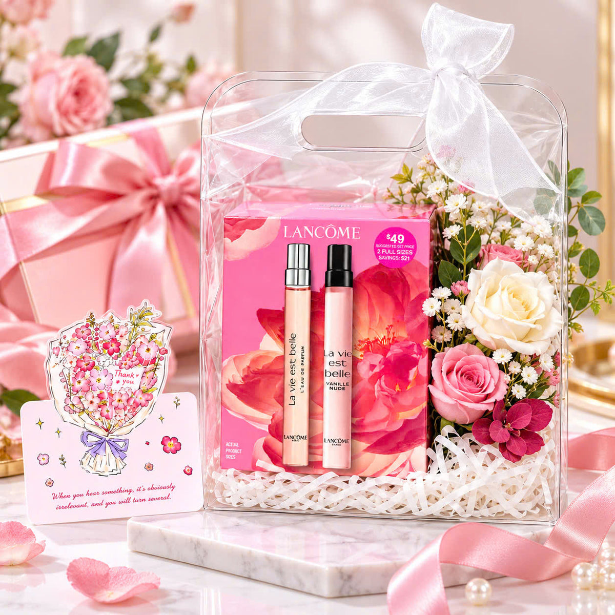 Set quà 20/10 nước hoa Lancôme La Vie Est Belle & Vanille Nude 2 x 10ml