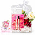 Set quà 20/10 Lancôme La Vie Est Belle và Vanille Nude 2 x 10ml kèm hộp trong suốt, nơ, hoa trang trí và thiệp