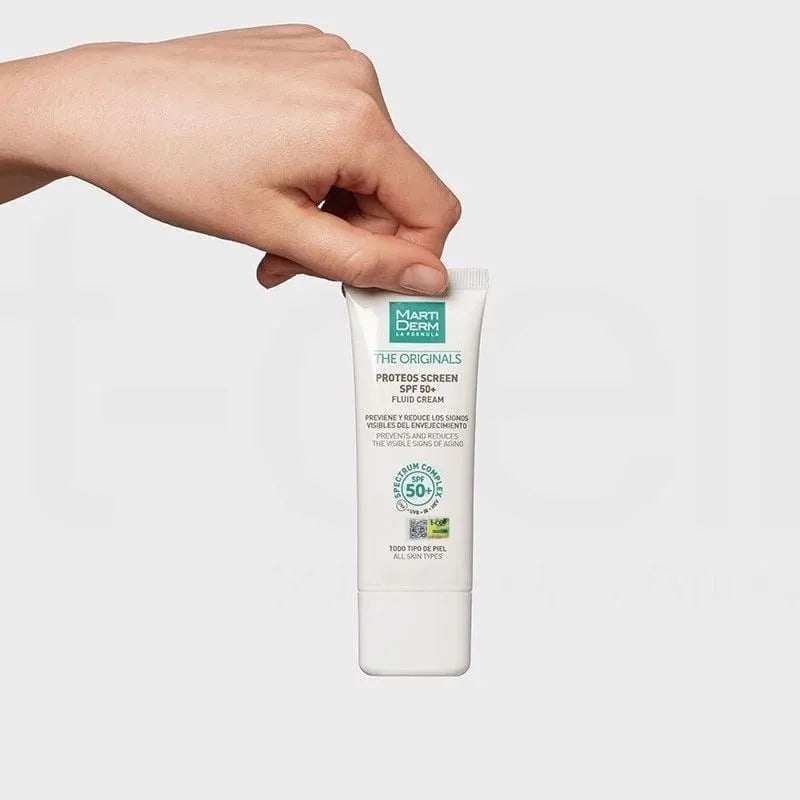 Kem Chống Nắng Phổ Rộng Toàn Diện MartiDerm The Originals Proteos Screen SPF50+ Fluid Cream (40ml)
