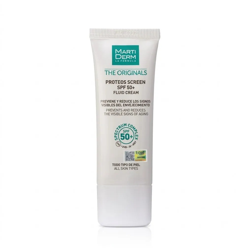 Kem Chống Nắng Phổ Rộng Toàn Diện MartiDerm The Originals Proteos Screen SPF50+ Fluid Cream (40ml)