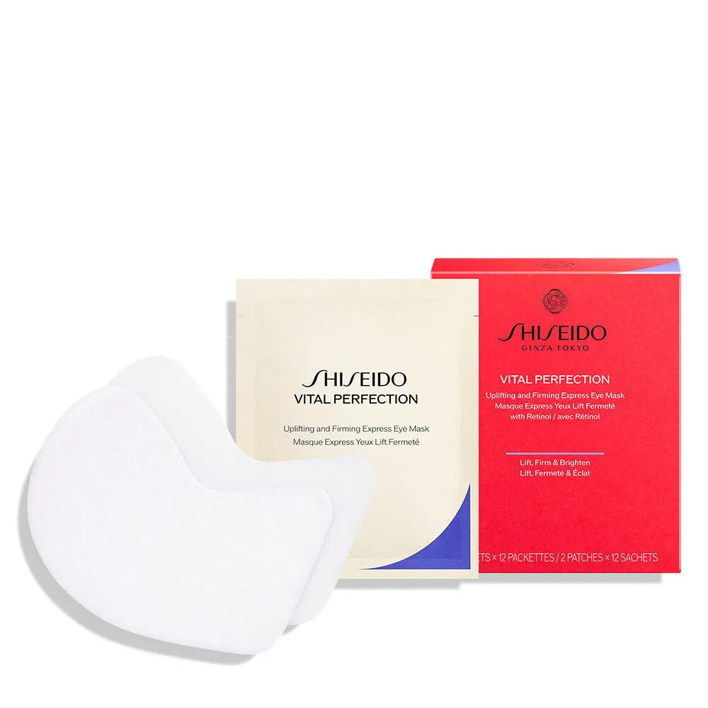 Mặt Nạ Mắt Giảm Mệt Mỏi & Nâng Cơ Tức Thì Shiseido Vital Perfection Uplifting and Firming Express Eye Mask (12 Cặp)