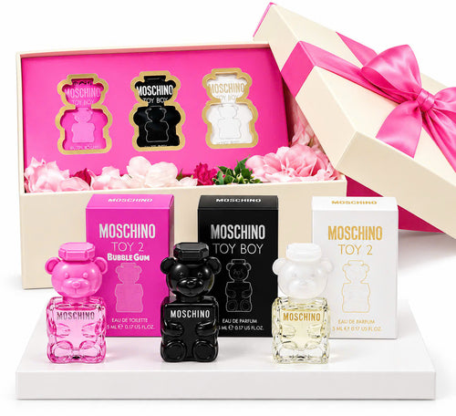 Set quà 20/10 nước hoa Moschino Toy 2, Bubble Gum & Toy Boy 3 x 5ml