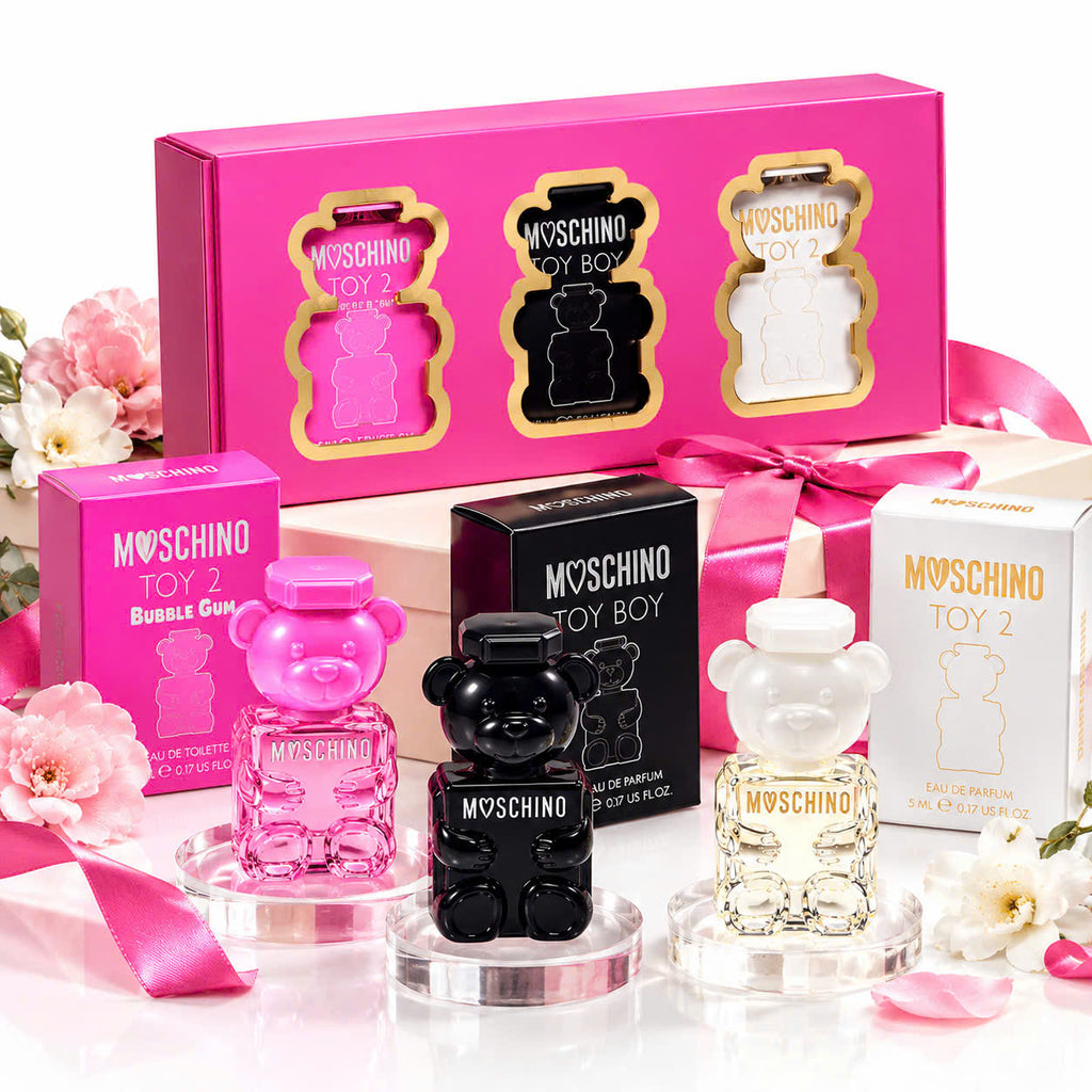 Set quà 20/10 nước hoa Moschino Toy 2, Bubble Gum & Toy Boy 3 x 5ml