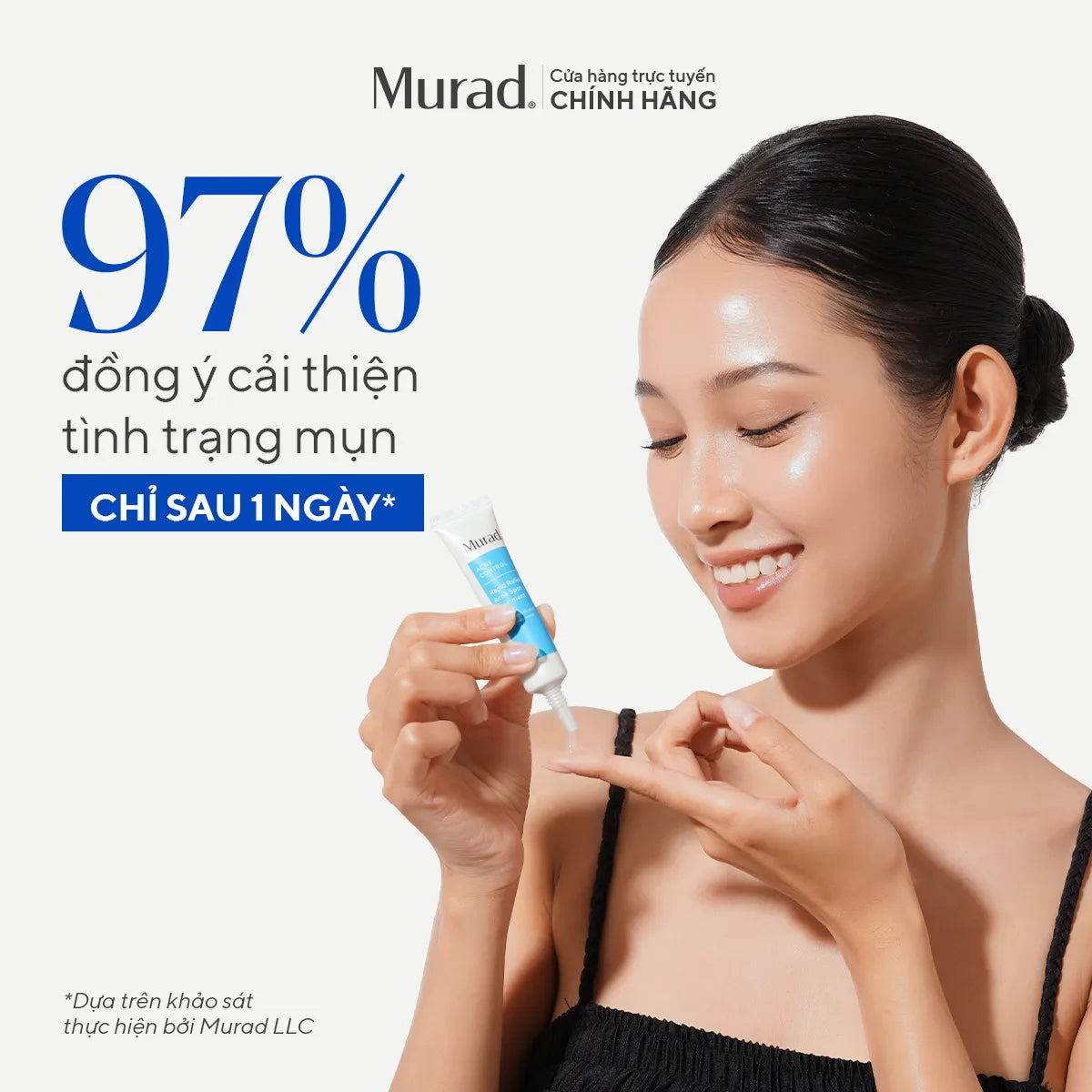 Gel Chấm Mụn Giảm Sưng Viêm Murad Rapid Relief Acne Treatment 15ml