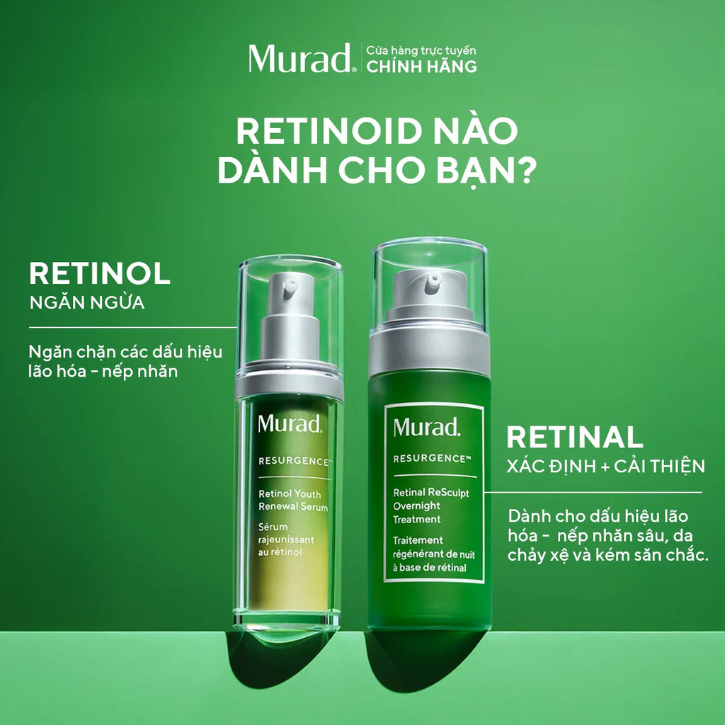 Tinh Chất Retinal Cải Thiện Độ Đàn Hồi Murad Retinal ReSculpt Overnight Treatment 30ml