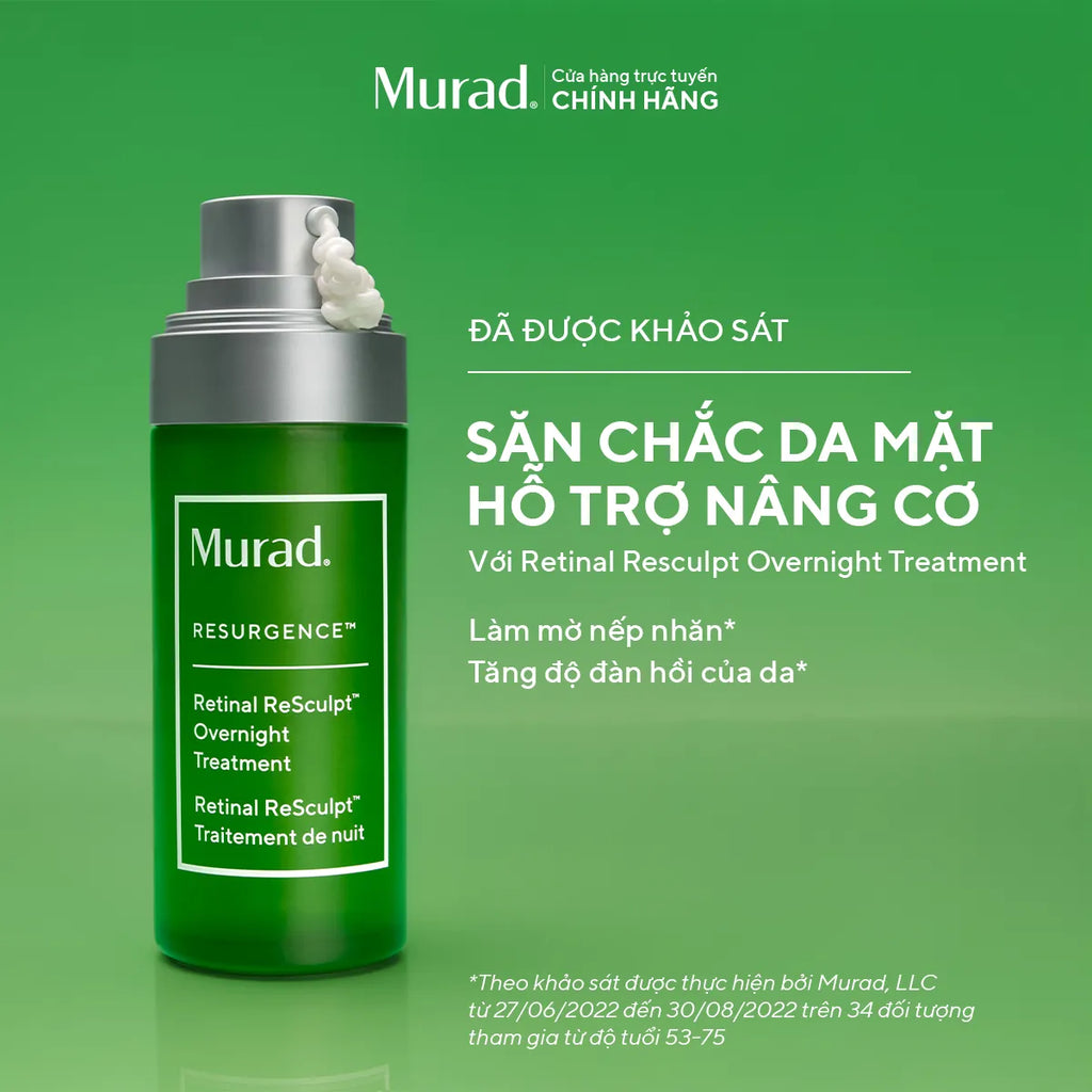 Tinh Chất Retinal Cải Thiện Độ Đàn Hồi Murad Retinal ReSculpt Overnight Treatment 30ml