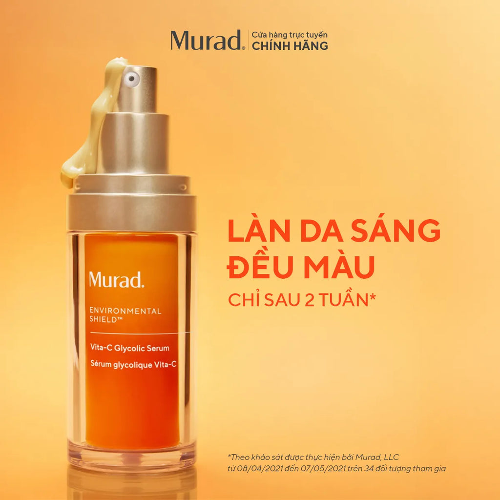 Tinh Chất Hỗ Trợ Sáng Da & Làm Đều Màu Da Murad Vita-C Glycolic Brightening Serum 30ml