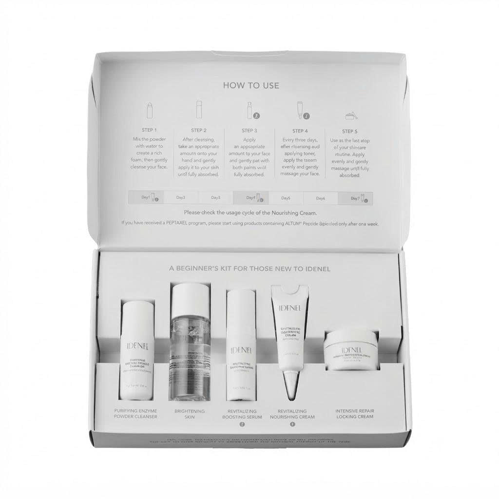 Bộ Chăm Sóc Da Chuyên Sâu IDENEL Skincare Kit (Trọn Bộ 5 Sản Phẩm Trải Nghiệm 7 Ngày)