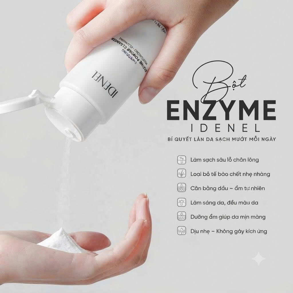 Bột Enzyme Làm Sạch Thanh Lọc Da IDENEL (60g)