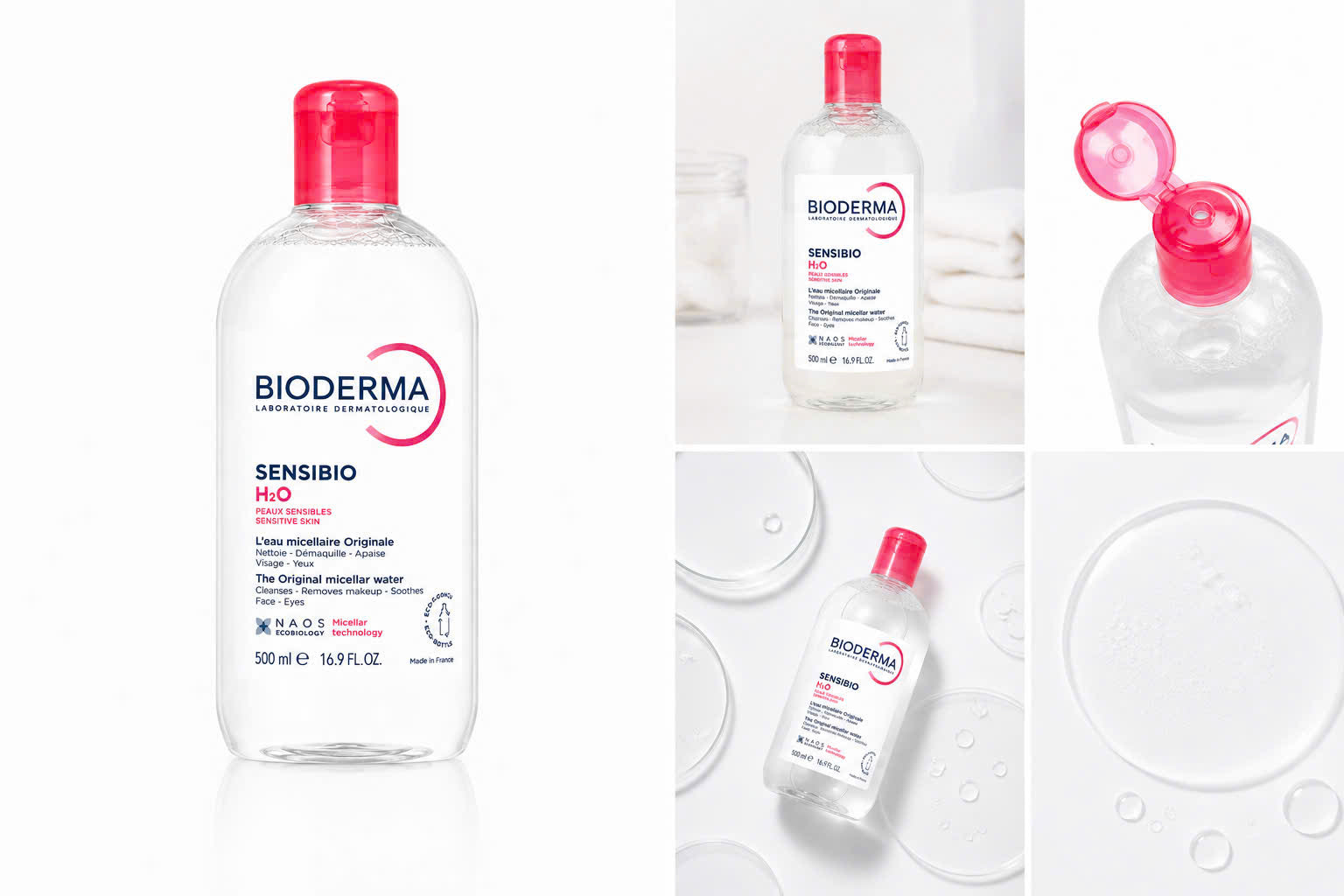 Nước Tẩy Trang Dành Cho Da Nhạy Cảm Bioderma Sensibio H2O