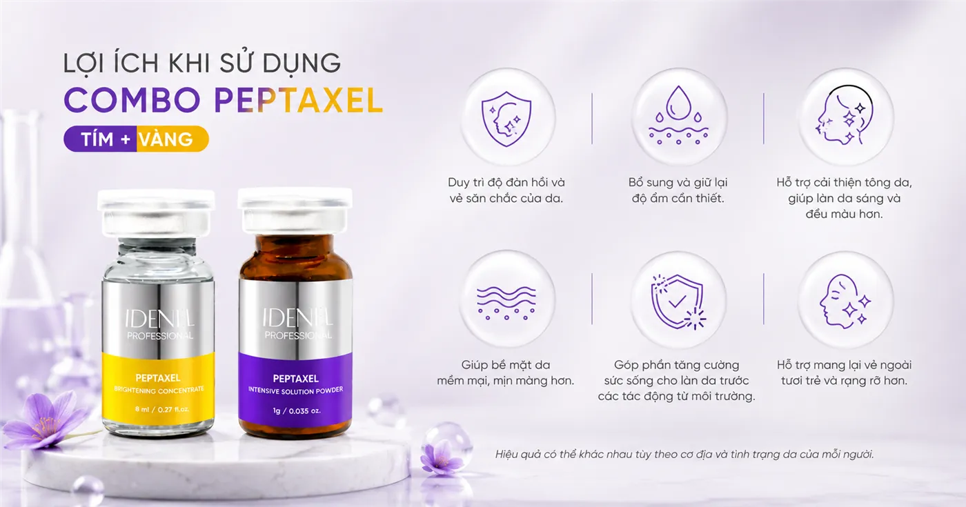 Combo Vi Kim Peptaxel Altum™ Tím + Vàng – Chống Lão Hóa & Làm Sáng Da Chuyên Sâu
