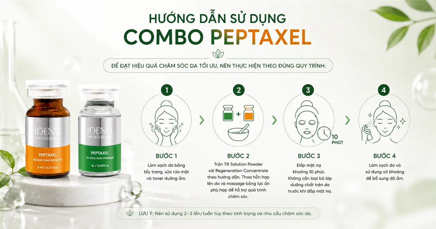 Combo Vi Kim Peptaxel Altum™ Xanh + Cam – Da Hỗn Hợp Thiên Dầu & Nhạy Cảm