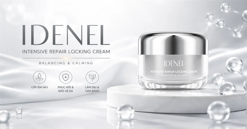 Kem Chăm Sóc Chuyên Sâu PDRN – IDENEL Intensive Repair Locking Cream 50ml