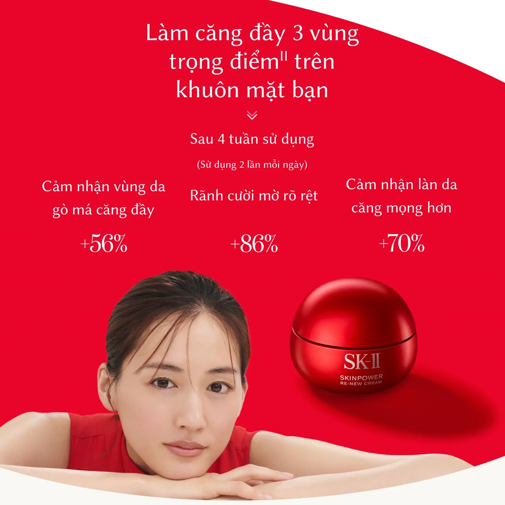 Kem Dưỡng Da SK-II SkinPower Re-New Cream 80g - Dành Cho Da Thường
