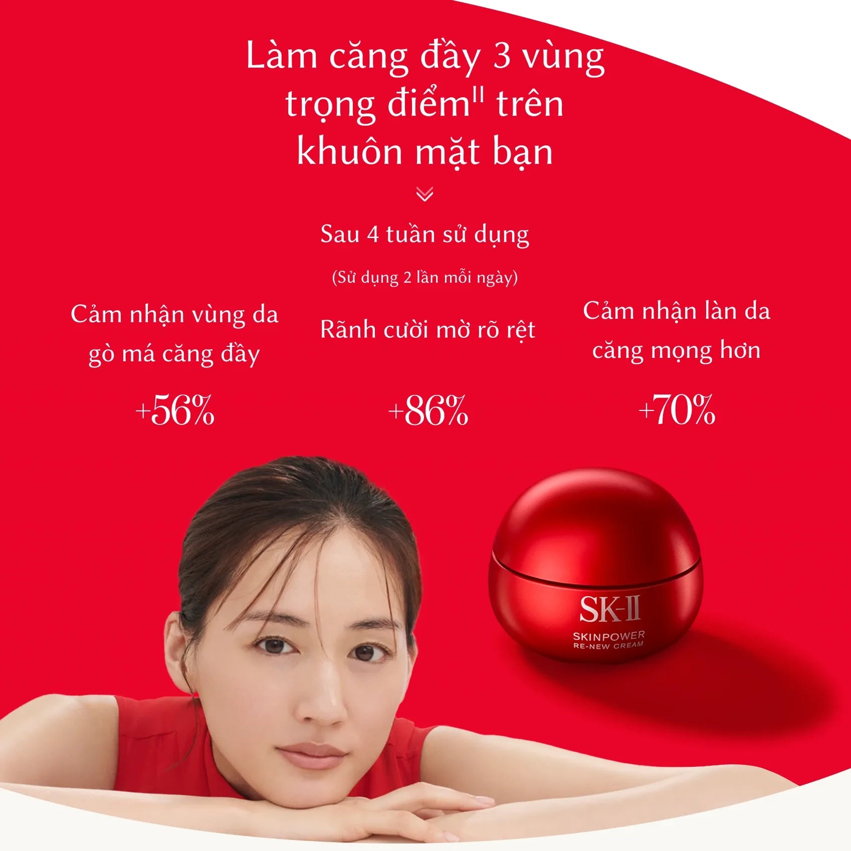 Kem Dưỡng Da SK-II SkinPower Re-New Cream 80g - Dành Cho Da Thường