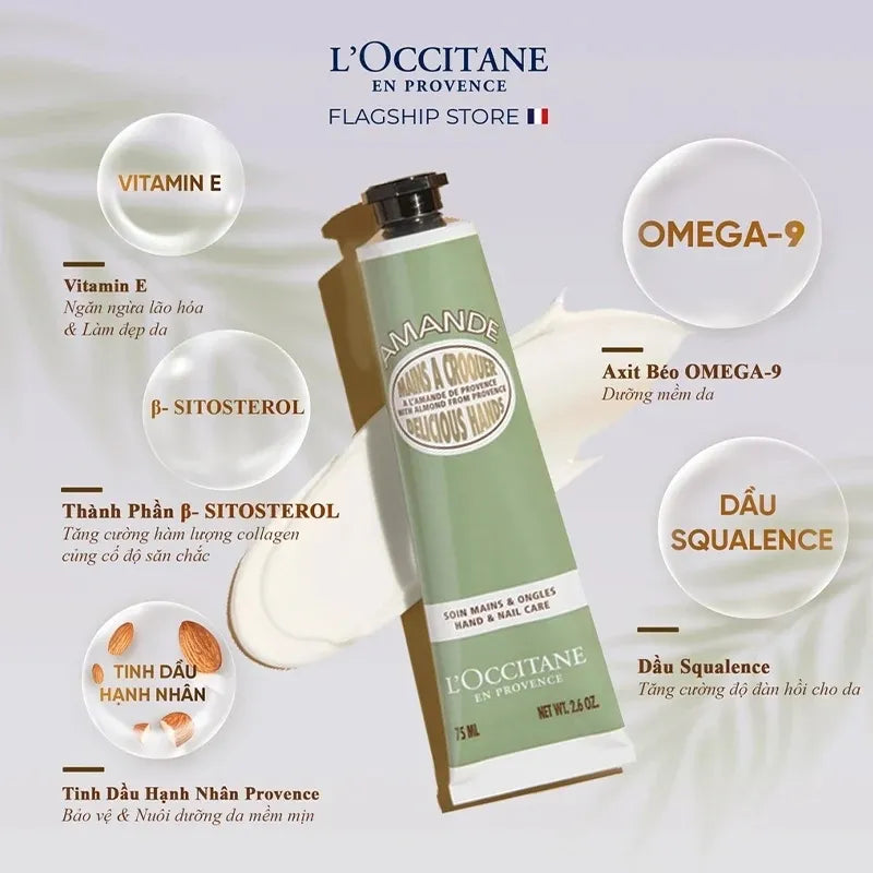 Kem Dưỡng Tay Hạnh Nhân L'Occitane En Provence Almond Hands Cream (150ml)