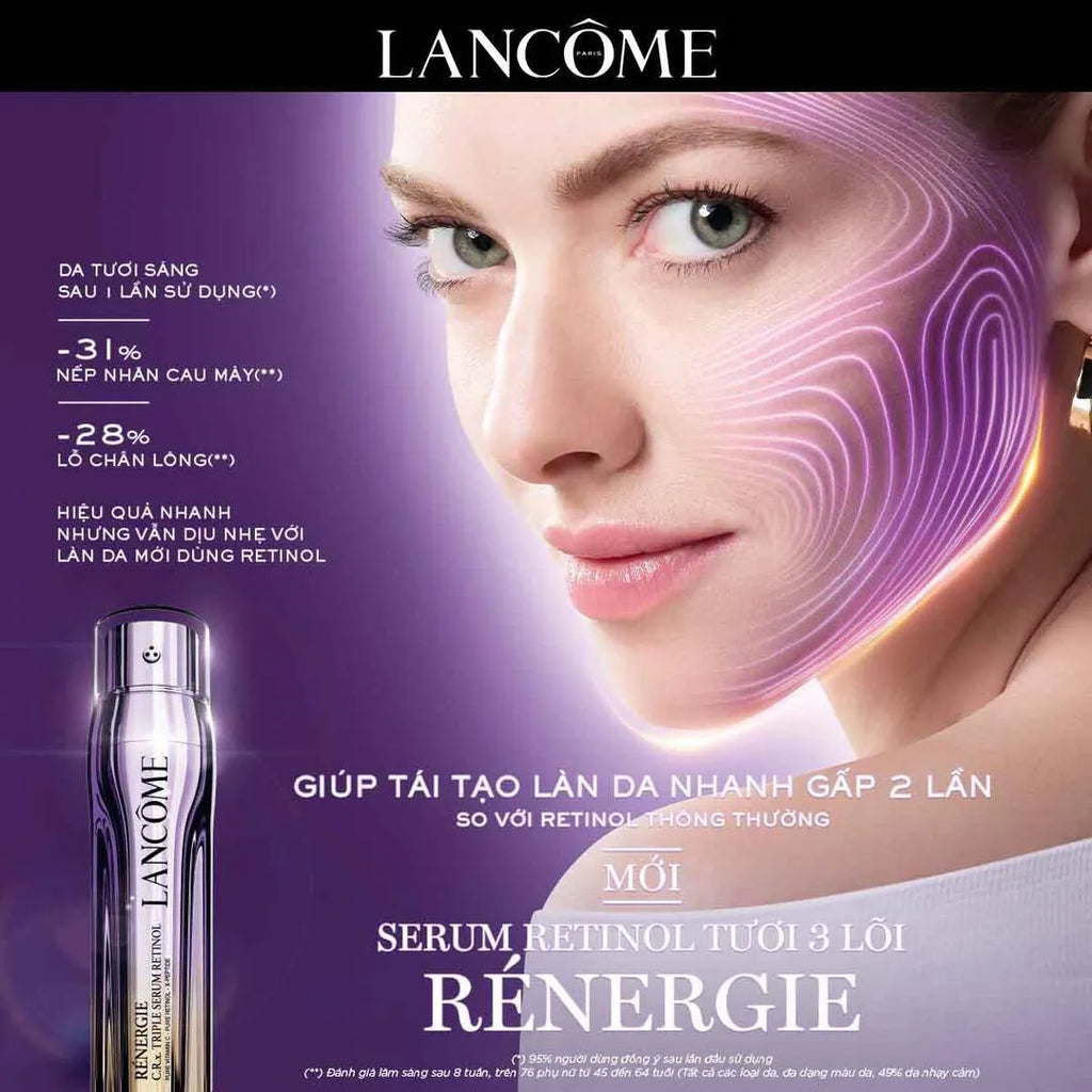 Lancôme Rénergie C.R.x. Triple Serum Retinol 50ml – Tinh Chất Chống Lão Hóa 3 Lõi