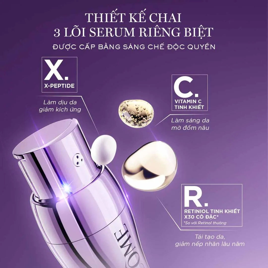 Lancôme Rénergie C.R.x. Triple Serum Retinol 50ml – Tinh Chất Chống Lão Hóa 3 Lõi