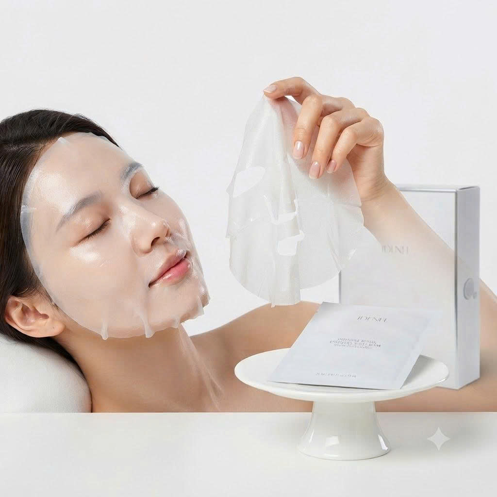 Mặt Nạ PDRN Chăm Sóc Dưỡng Sáng Da IDENEL (Hộp 10 Miếng)