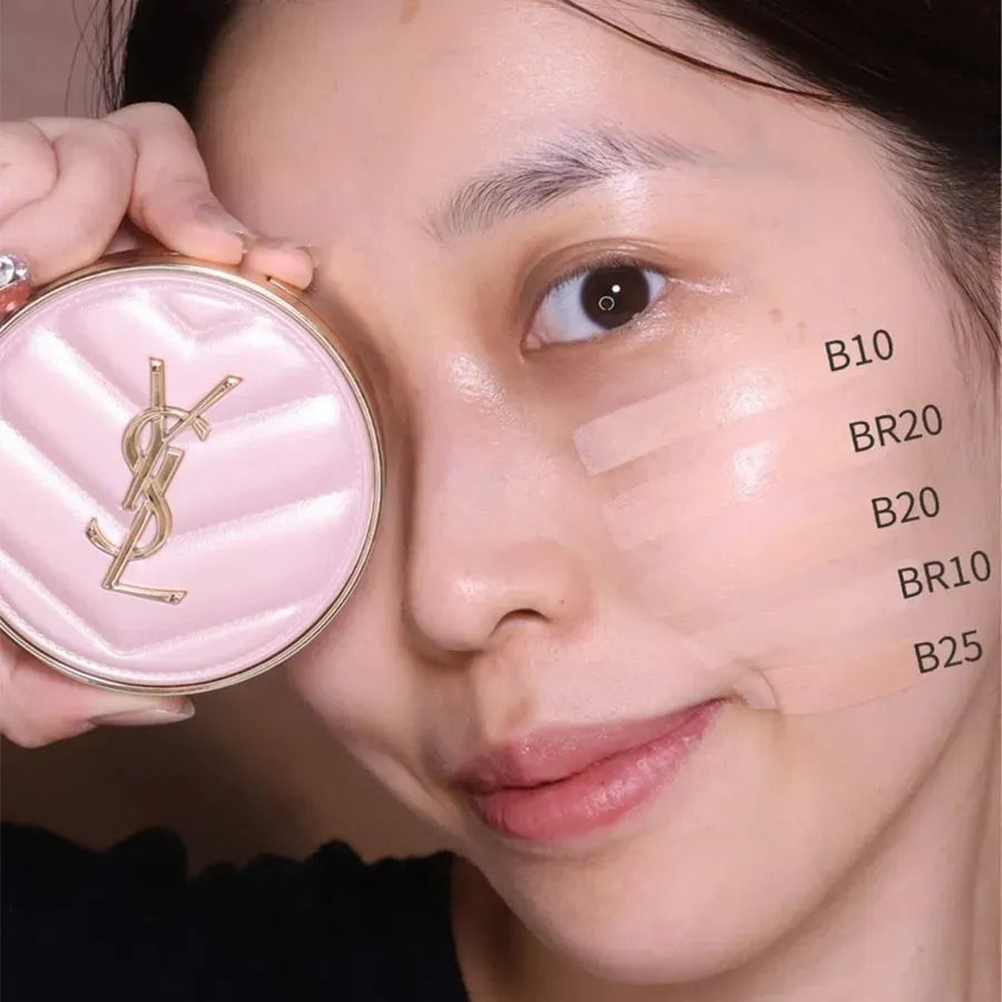 Phấn Nước YSL Touche Éclat Glow Pact Cushion Limited (Vỏ Da Hồng 12g)