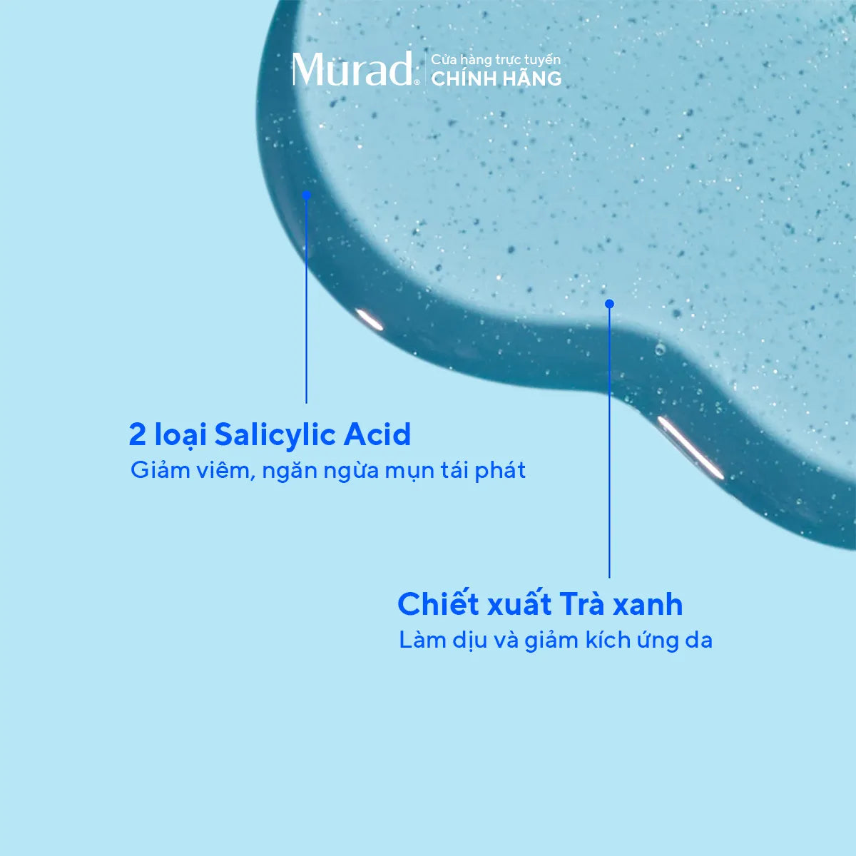 Sữa Rửa Mặt Gel Làm Sạch & Ngừa Mụn Murad Clarifying Cleanser (148ml)