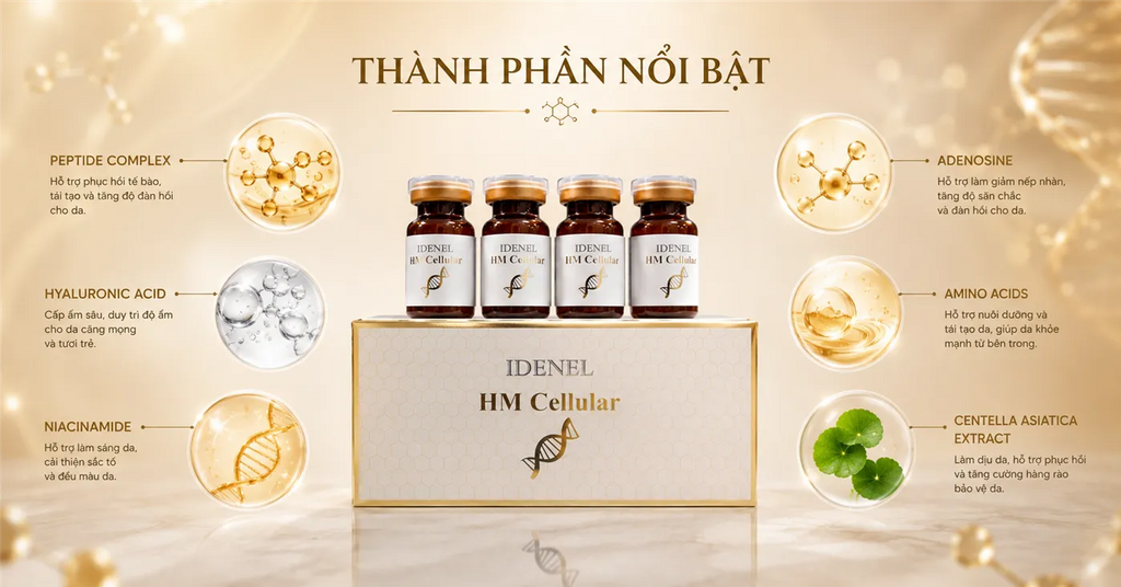 Tinh Chất HM Cellular SR Biotek – Chăm Sóc Chuyên Sâu Da Nhạy Cảm & Sau Liệu Trình