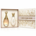Set Dior J’adore gồm nước hoa và sữa dưỡng thể Lait Sublime trong hộp họa tiết hoa vàng