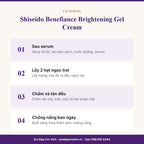 Gel dưỡng Shiseido Benefiance Brightening Gel Cream – cách dùng