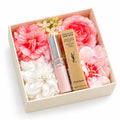 Hộp quà son YSL Rouge Volupté Candy Glaze 03 3,2g với hoa trang trí