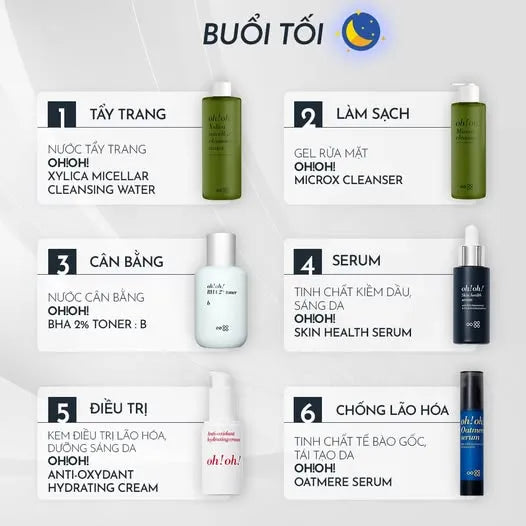Sữa Rửa Mặt Giảm Dầu Nhờn & Thanh Lọc Da oh!oh! Microx Cleanser (150g)