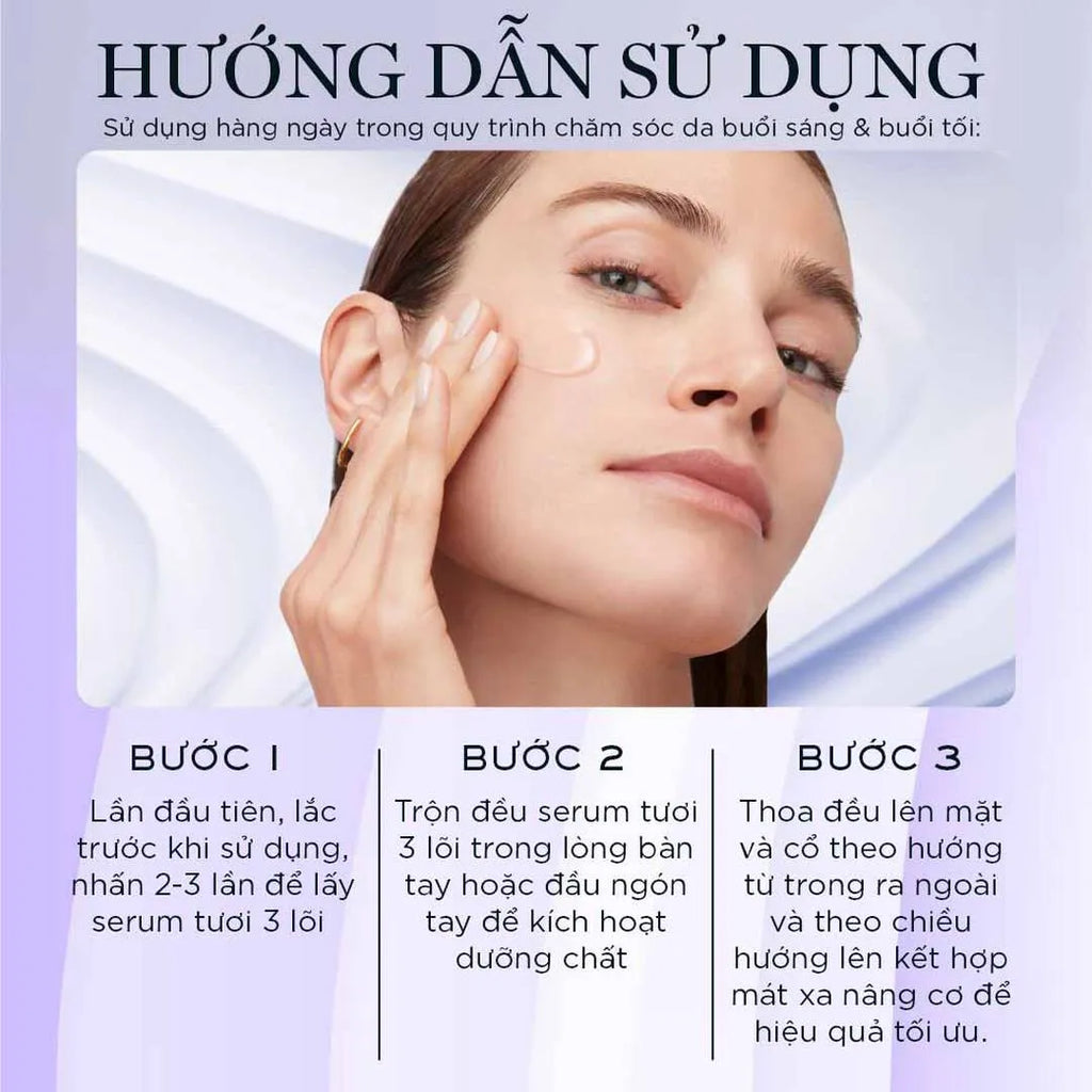 Tinh Chất Chống Lão Hóa 3 Lõi Cao Cấp Lancôme Rénergie H.C.F. Triple Serum 50ml (Pháp)