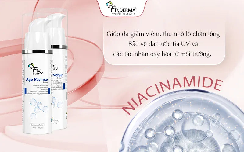 Tinh Chất Hỗ Trợ Giảm Nếp Nhăn & Trẻ Hóa Da Fixderma Age Reverse Serum (30ml)