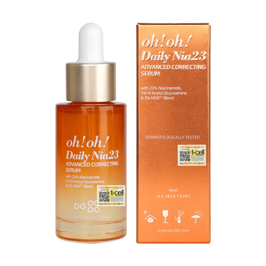 Tinh Chất Hỗ Trợ Làm Sáng Da & Cải Thiện Thâm Nám oh!oh! Daily Nia23 Advanced Correcting Serum (30ml)